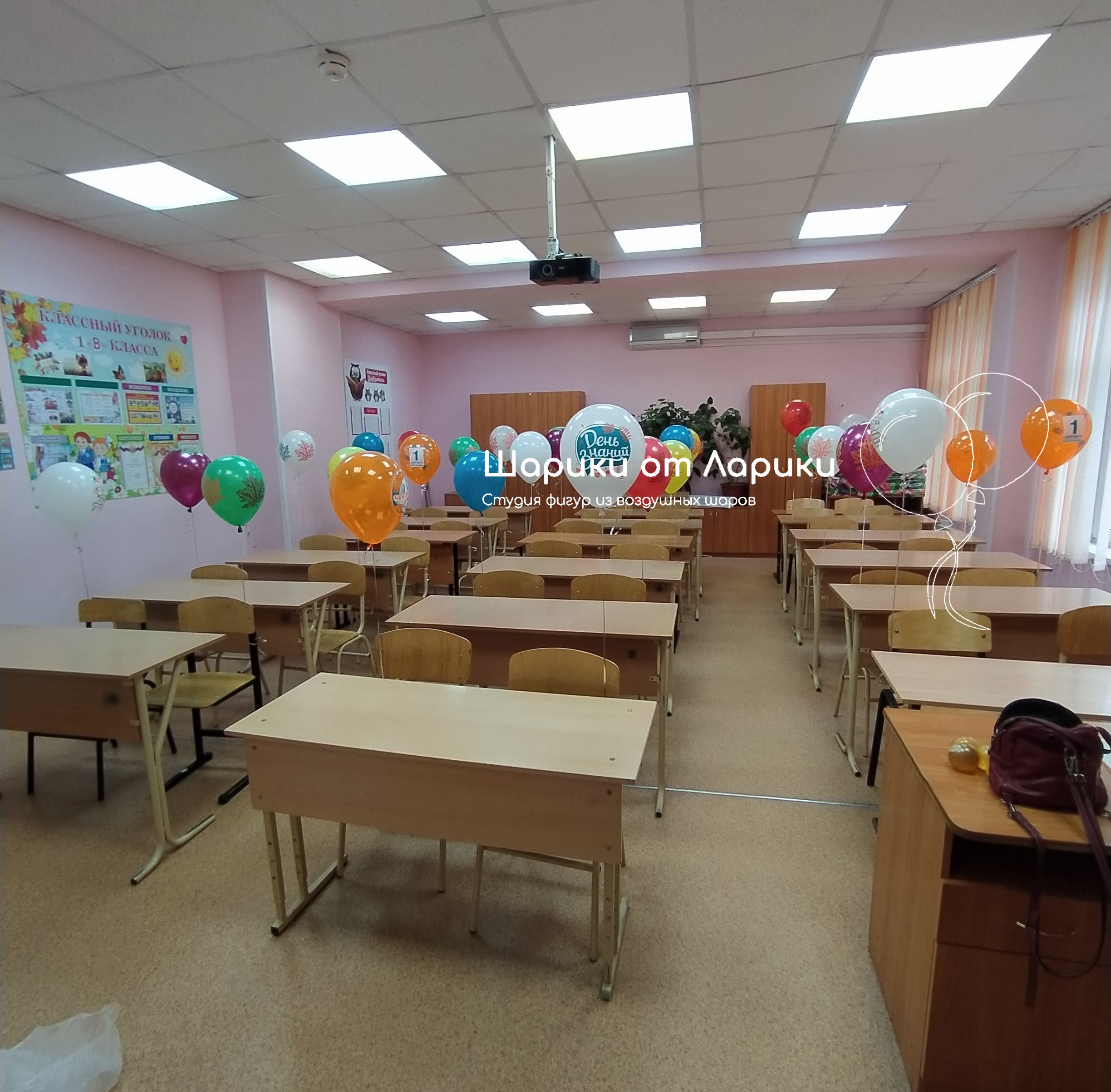 картинка Шар 30см с рис. #004 День Знаний! от студии "Ларика" Иркутск