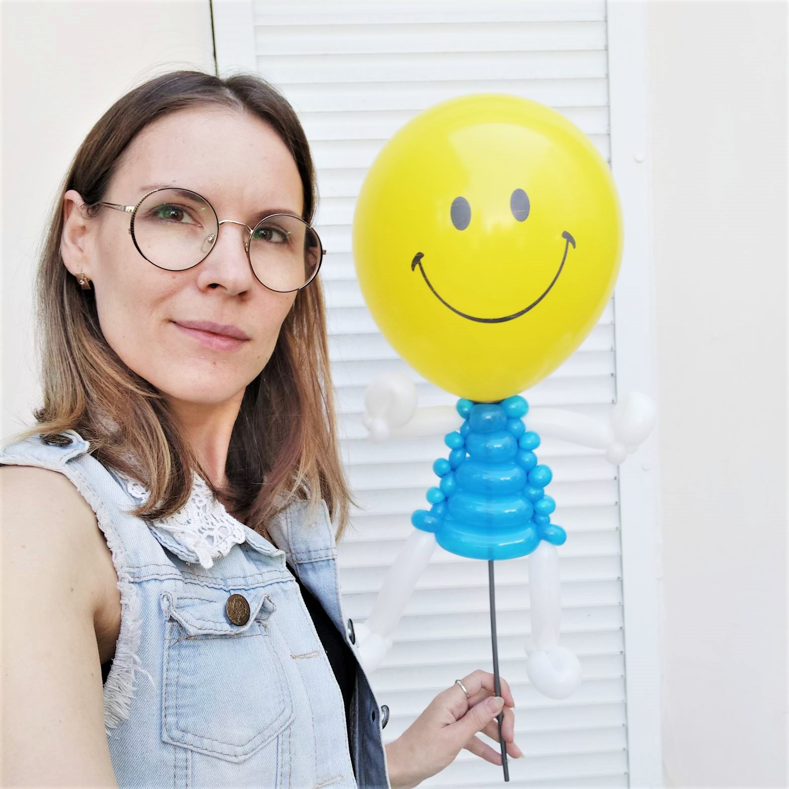картинка Фигура Человечки Смайл на палочке от студии "Ларика" Иркутск